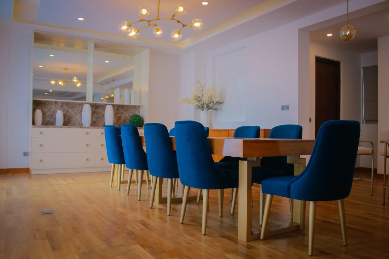 Premium bedroom with city views in penthouse apartment Colombo